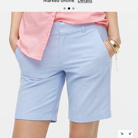 J. Crew Pants - J. Crew light blue Oxford shorts